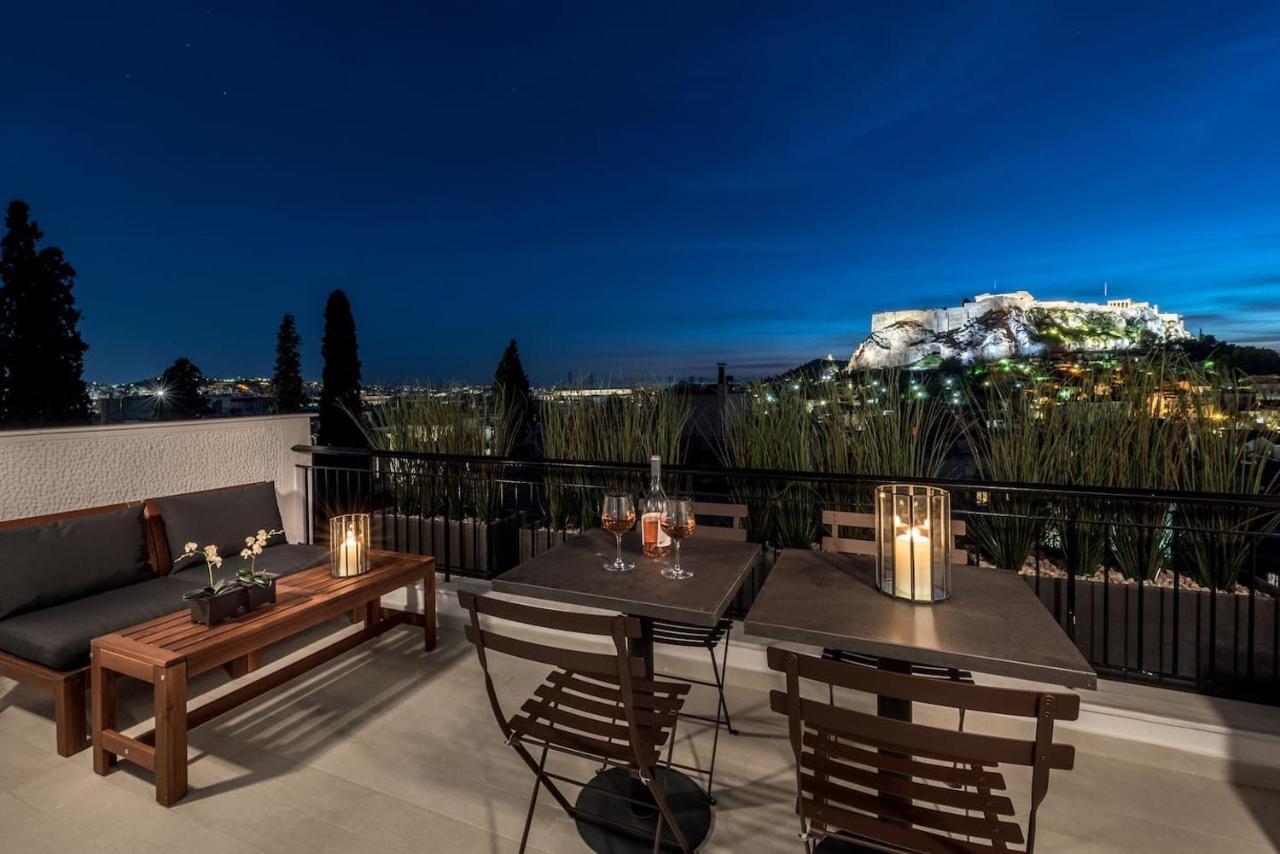 Executive 2 Bdr Suite In Plaka - Acropolis View Athén Kültér fotó